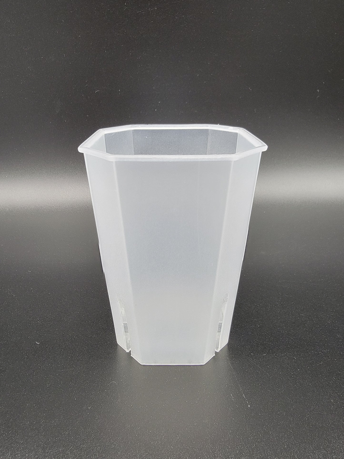 3" Translucent Square Pot - Sturdy and Reusable
