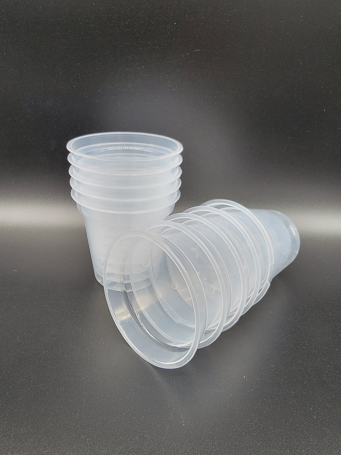 Transparent Pot Various sizes - Sturdy and Reusable