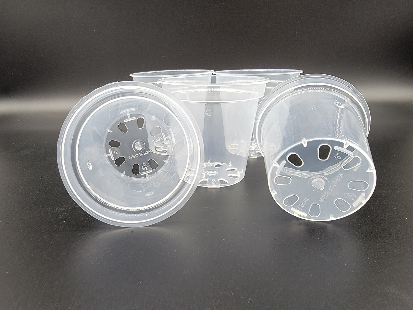 Transparent Pot Various sizes - Sturdy and Reusable