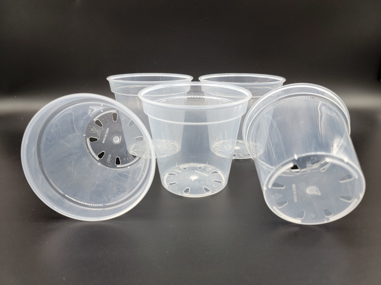 Transparent Pot Various sizes - Sturdy and Reusable