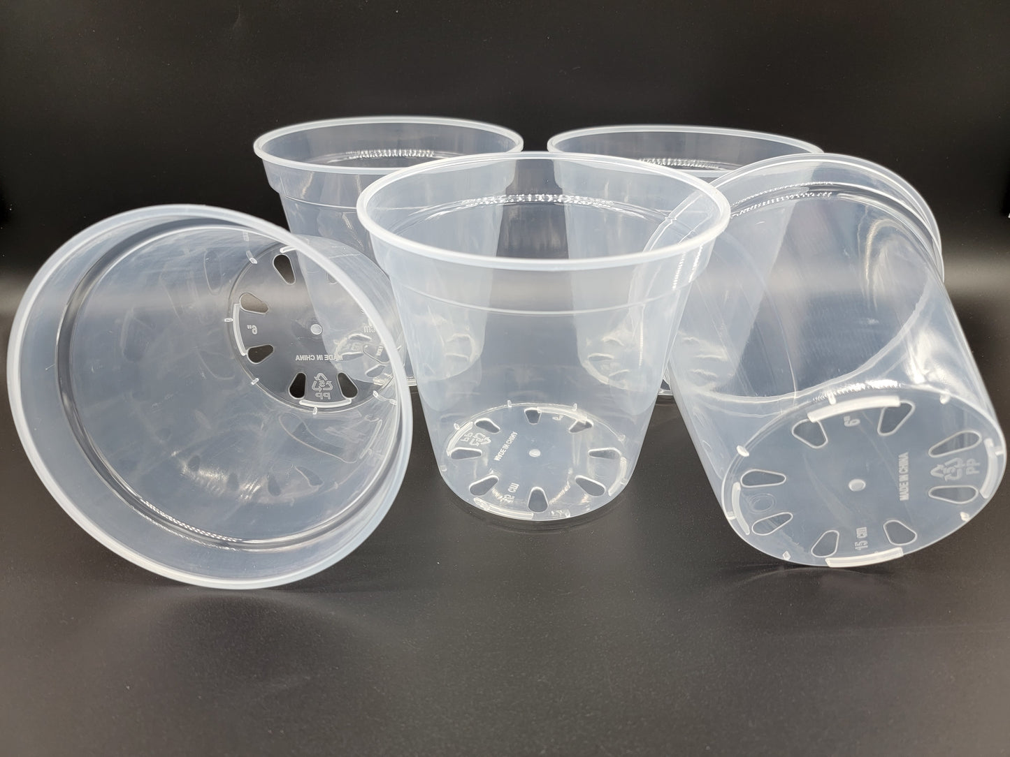 Transparent Pot Various sizes - Sturdy and Reusable