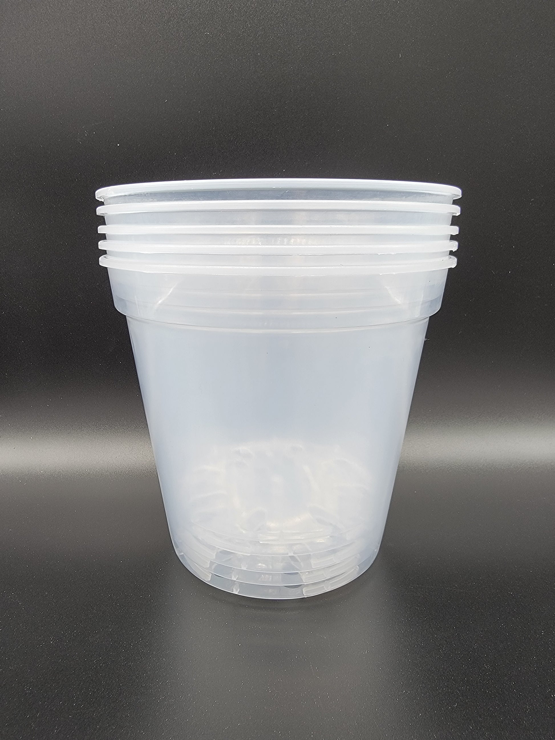 clear plastic cups for plants Transparent Pot Various sizes