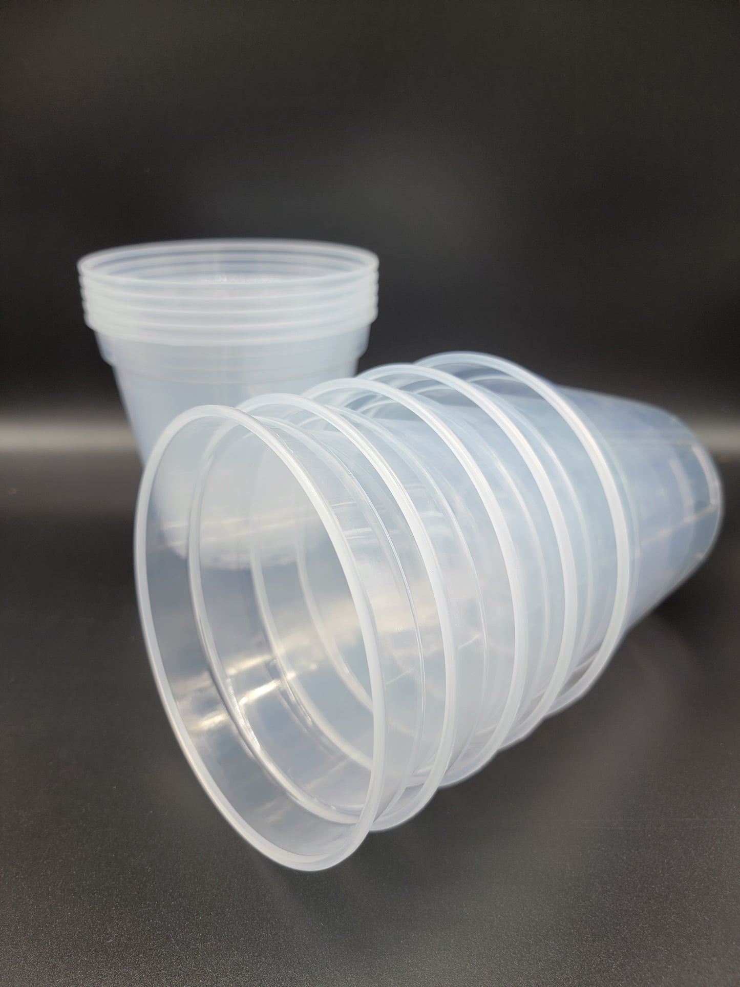 Transparent Pot Various sizes - Sturdy and Reusable