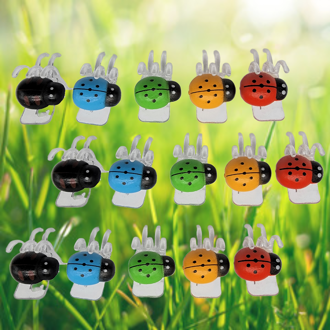 Lady Bug Plant Clips