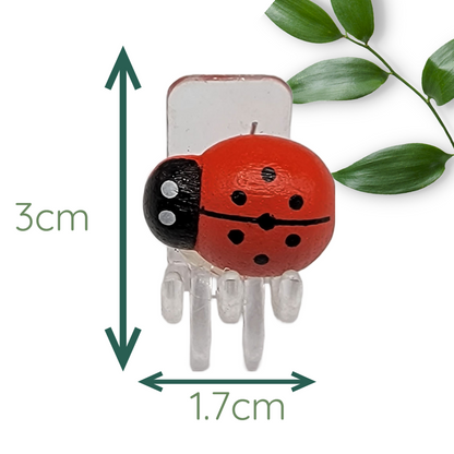 Lady Bug Plant Clips